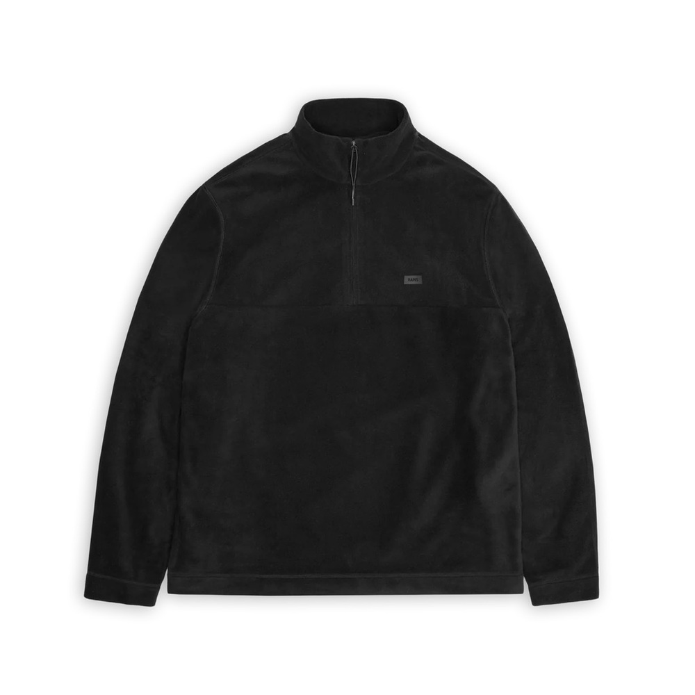 NWT Rains Men’s Addis Fleece Half Zip &GQ Box pullover/ black/ Small